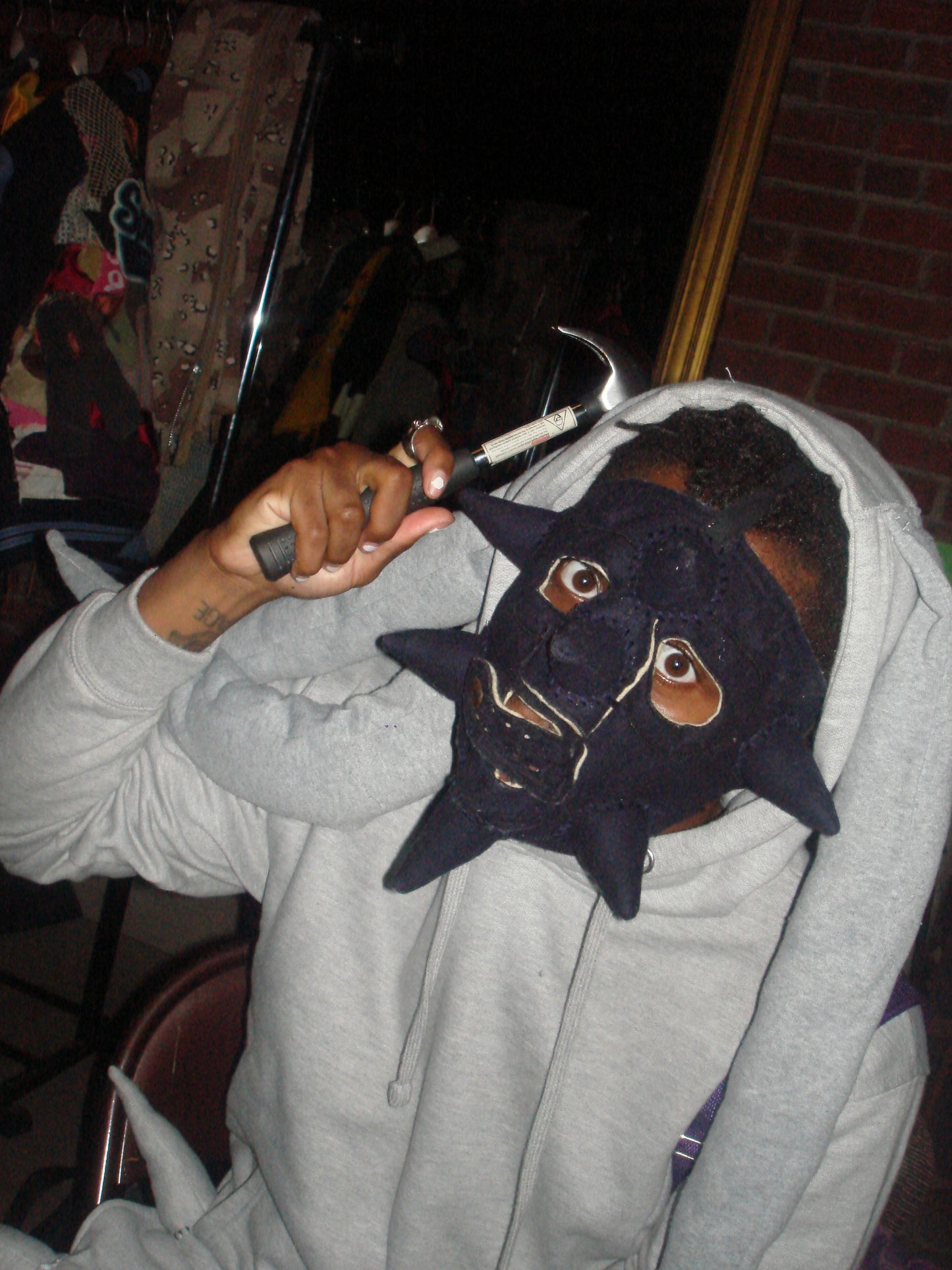 GREY (WICKIE) HOODIE