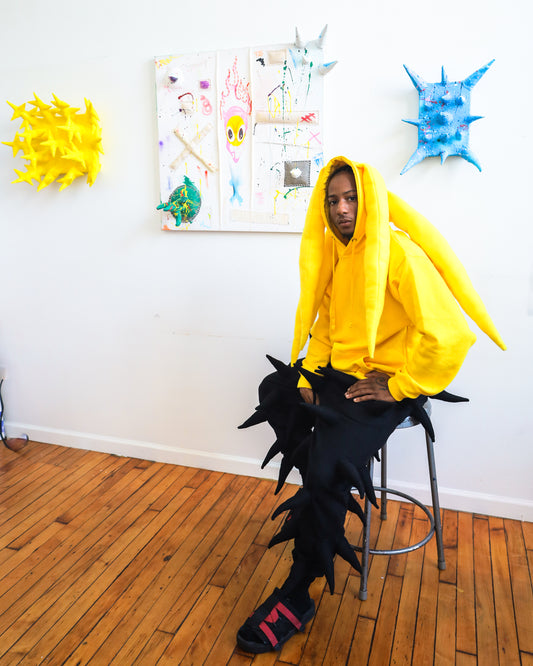 YELLOW PIKA (WICKIE) HOODIE